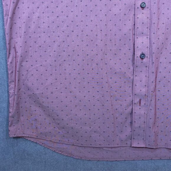 Travis Mathew Mens Patterned Button-Up Short-Sleeve Shirt XXXL - Picture 6 of 10